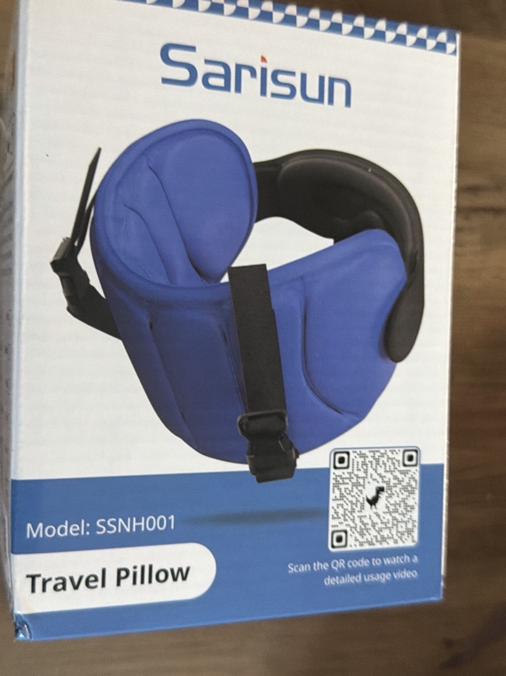 Aris Blue On-Ear Travel Headphones with Black Accents